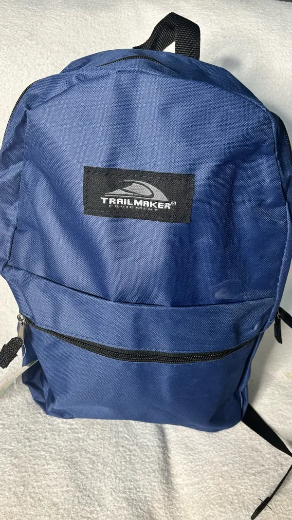 Classic Blue Trail Maker Backpack Multi Purpose Daypack Travel & School Bag - Image 7