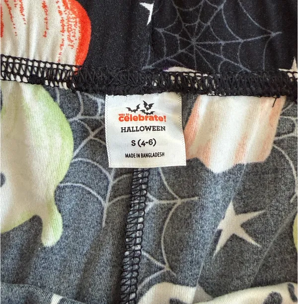 Walmart Way To Celebrate Halloween Pajama Pants - Size S - Image 3