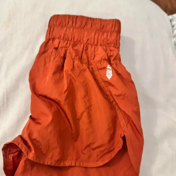 Free People movement ‘The Way Home’ copper high waisted copper shorts - Image 3