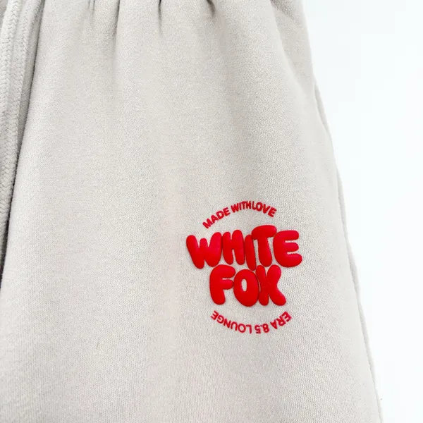 White Fox Womens Moon With Love For You Wide‎ Leg Lounge Sweatpants Size 3XS - Image 4