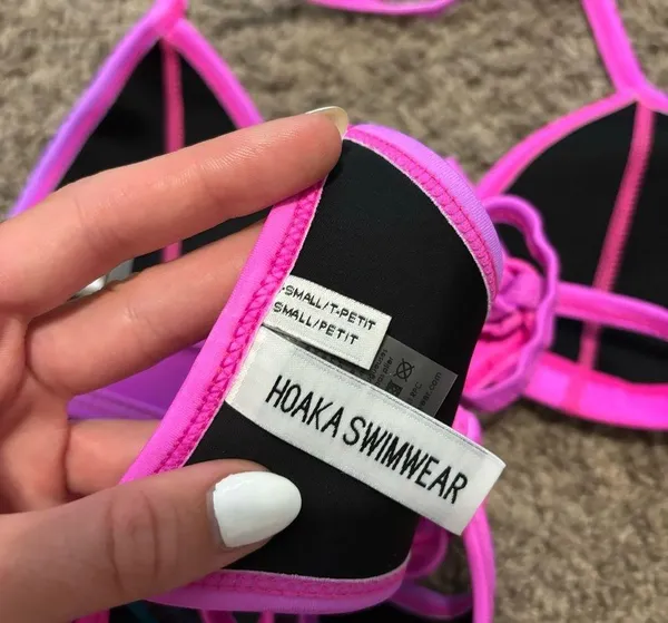 Hoaka Pink & Purple Ombre Bikini Set - Image 8