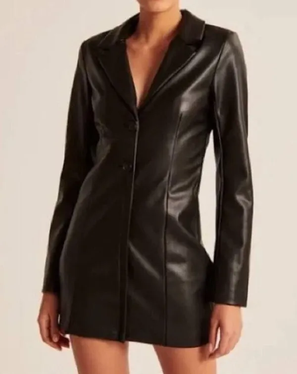 Abercrombie Leather Blazer Dress - Image 2