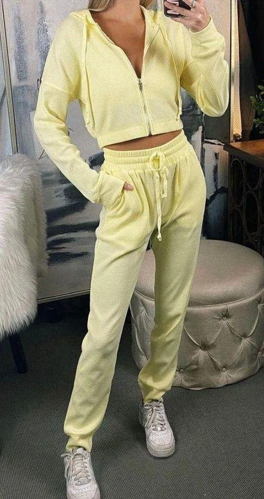 Lounge Set Yellow Size M - Image 2