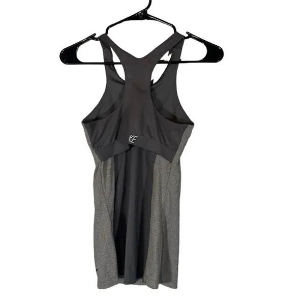 Nike Dri-Fit Gray Athletic Workout Gym Tank Top Women Sz S - Image 2