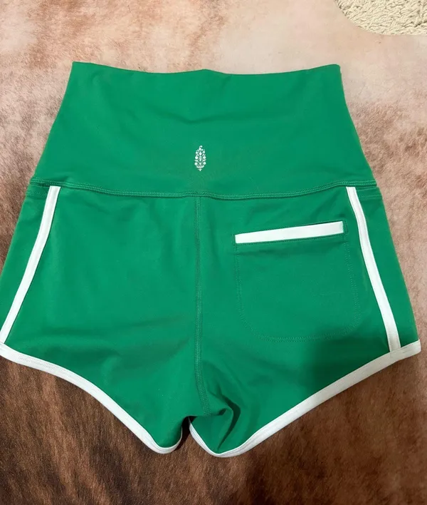 Free People Movement Island Time Shorts Small Active Green - Image 2