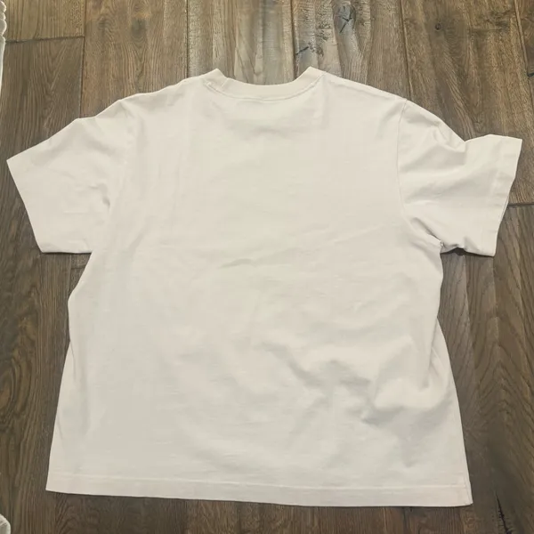 Abercrombie Cream Printed Essential Premium Polished Easy Tee - Image 3