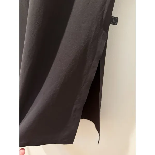 Lululemon The Lab Sarala Dress 3/4 Sleeve Size 8 Black - Image 4