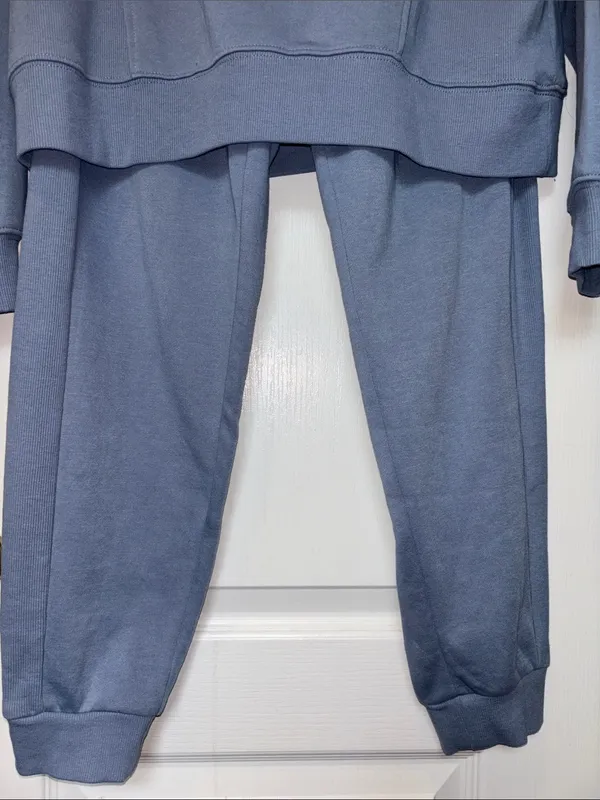 Keith Haring Slate Blue Crew Neck Sweatshirt With Matching Jogger Pants Size Sm - Image 2