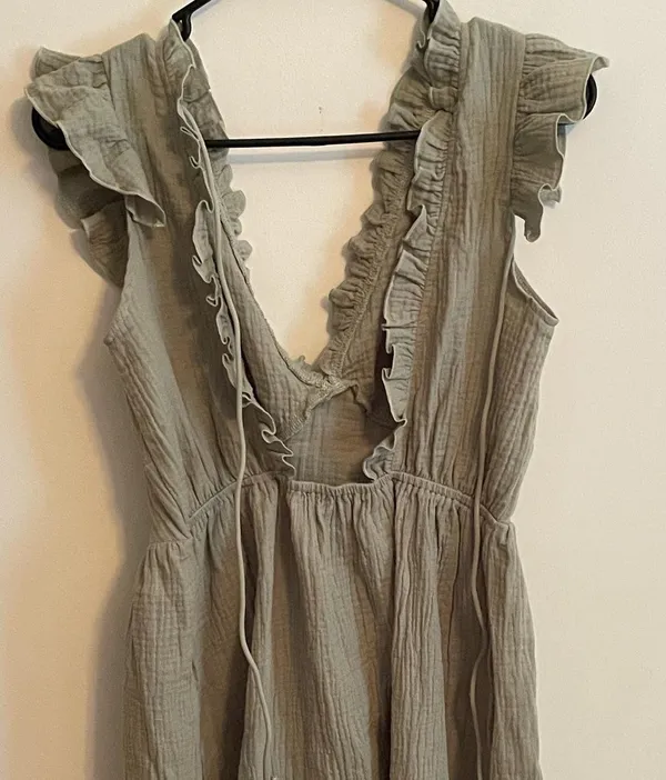 Olive Green Dress - Image 2