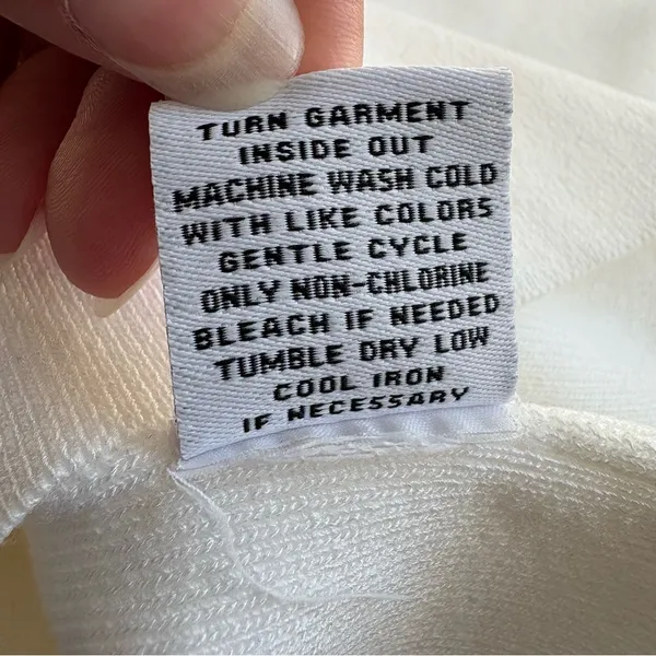 525 America knit elastic cross strap open back midi dress off white Ivory Medium - Image 13
