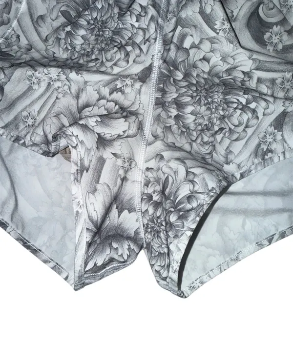 Lululemon Hotty Hot Shorts II 2.5" Mini Twine White Multi Size 10 Floral W7AIRR - Image 3