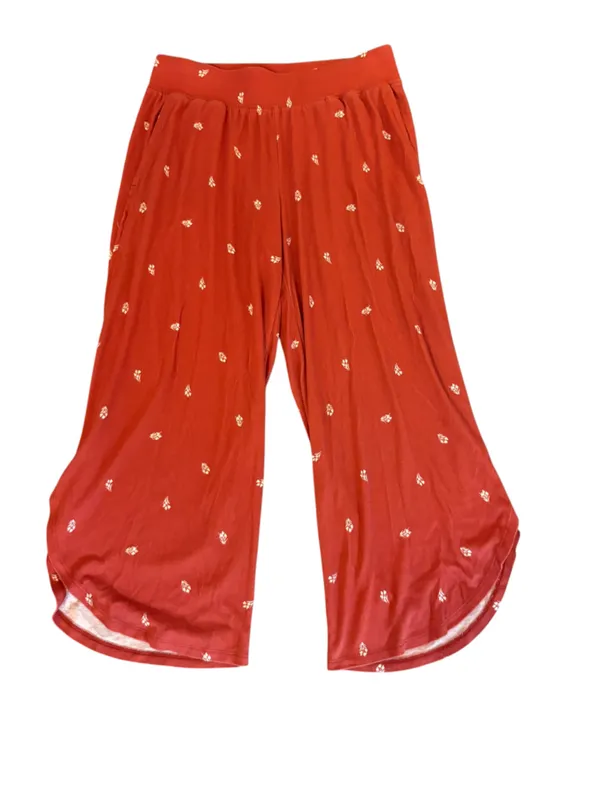 LL Bean Pajama Set Pima Cotton Modal Womens Size Small Petite Floral - Image 7