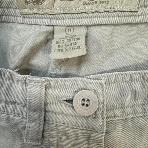 American Eagle Outfitters Womens Tan Brown Shorts Small Y2K Cargo Gorpcorp - Image 7