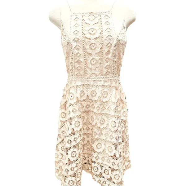 Free People Womens Just Like Honey Lace Dress Size Large - Image 6