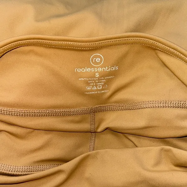 Real Essentials Tan Brown Tennis Golf Athletic Skirt Skort - Image 2
