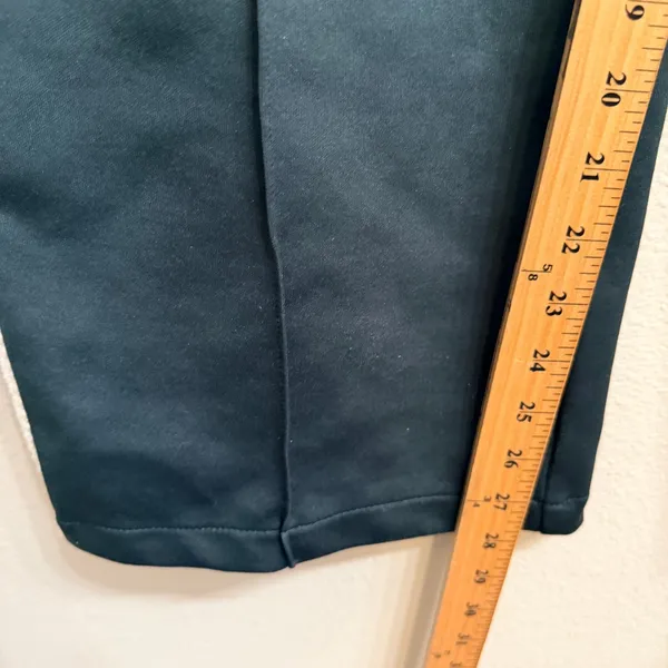 Maeve‎ Anthropologie Pull-On Track Pants-Small Dark Green Crochet Quiet Luxury - Image 14