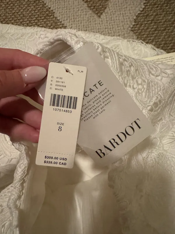 Bardot Strapless Dress - Image 5