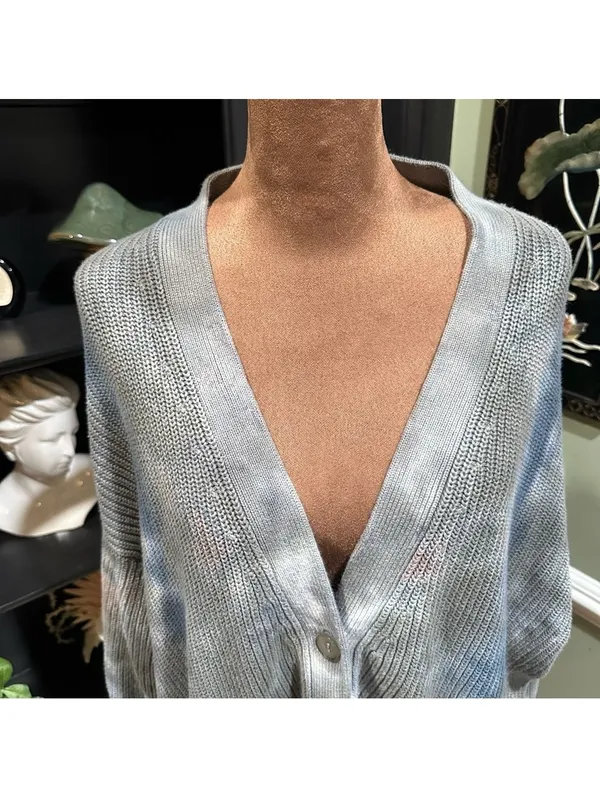 Young Fabulous & Broke Indie Distressed Cardigan Sweater Size M/L - Image 2