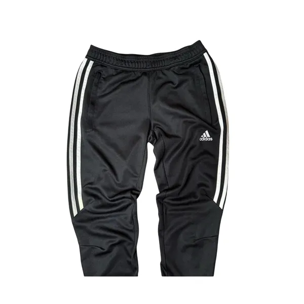 Adidas Climacool Soccer Track Pants XS Black Ankle Zip Training - Image 4