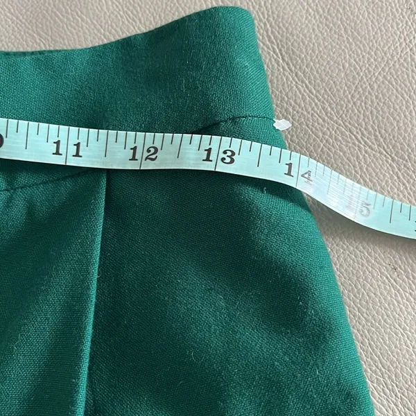Zara Hunter Green Straight Leg Trousers Size XS - Image 6
