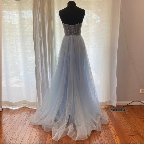 La Femme 28559 Beaded Sweetheart Tulle Ballgown 4 - Image 6