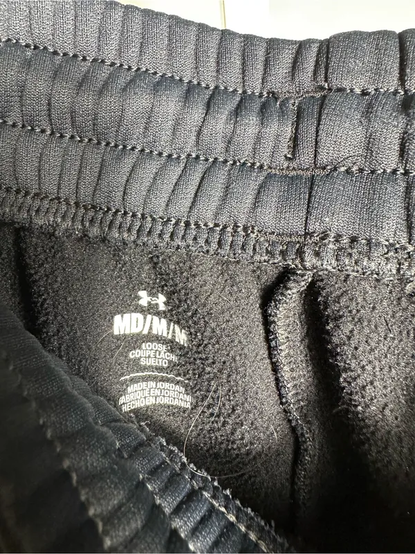 S310. Under Armour women’s Black Athletic Joggers with Logo - Image 2