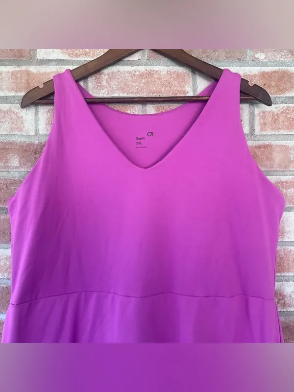 Gap Fit Dress With Shorts Athletic Women’s XXL Pink Athleisure Activewear Tennis - Image 3