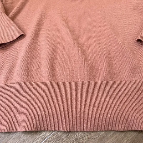 Abercrombie & Fitch Dark Rose Soft A&F Collection 1/4 Zip Sweater ~ Size S - Image 11