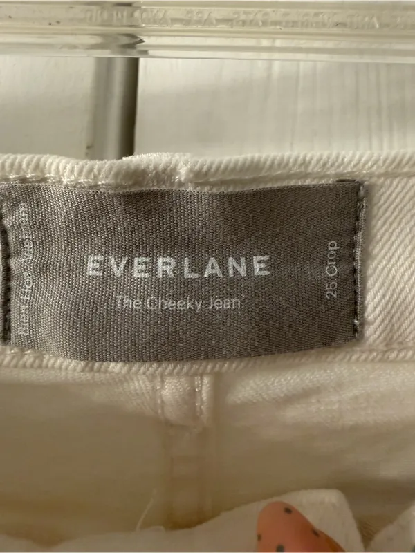 Everlane Cream Straight-Leg Jeans - Image 2