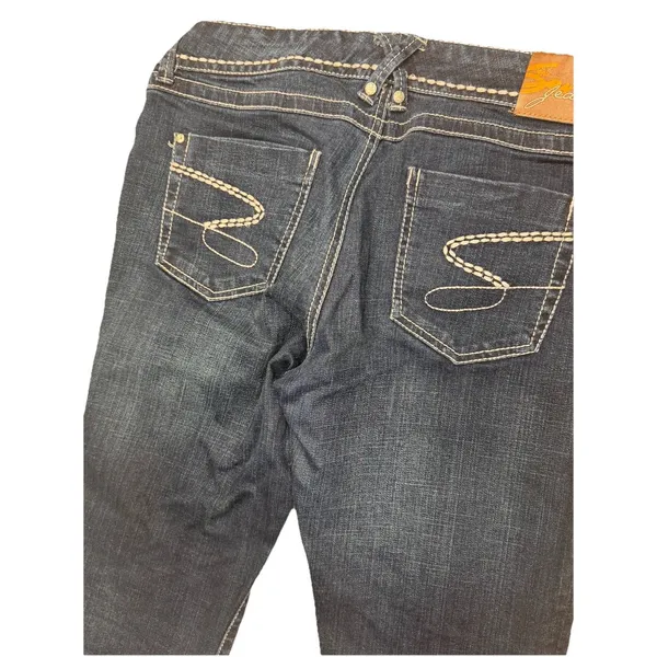 Vintage Seven For All Mankind Skinny Jeans Women's 10 Blue Denim Y2K EUC - Image 8