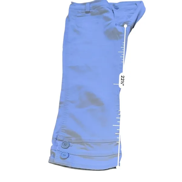 Y2K American Eagle Capri Pants Womens 8‎ Low Rise Fitted 2000s Casual FLAWED - Image 15