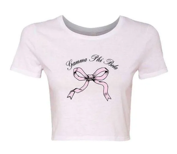 Ali and Arial Gamma Phi Beta Crop Top - Image 4