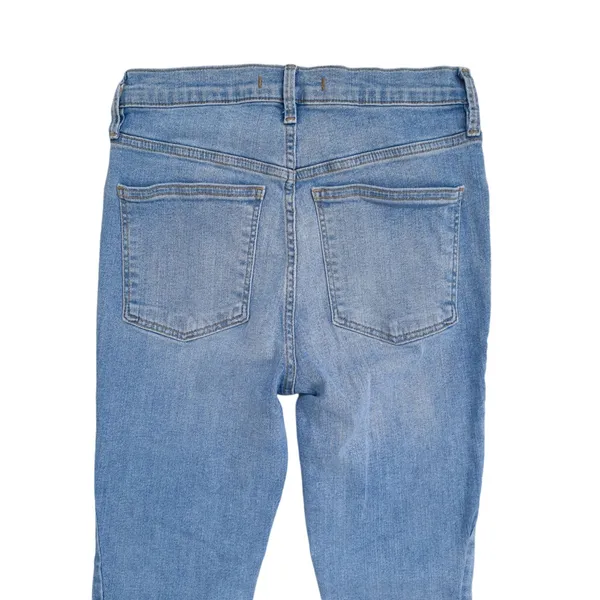 Free People Skinny Jeans Womens 27 Blue Denim Light Wash Straight Leg - Image 10