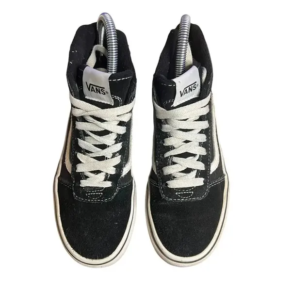 Vans SK8-Hi Black & White High Top Suede‎ Sneakers Men’s 6.0 / Women’s 7.5 - Image 3