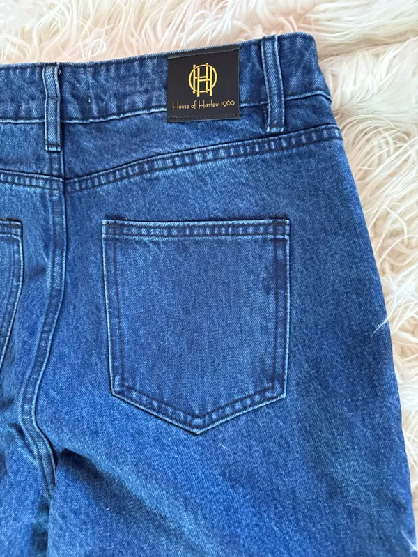 House of Harlow 1960 Reva Straight Leg Jeans Medium Wash NWT 30/10 - Image 6