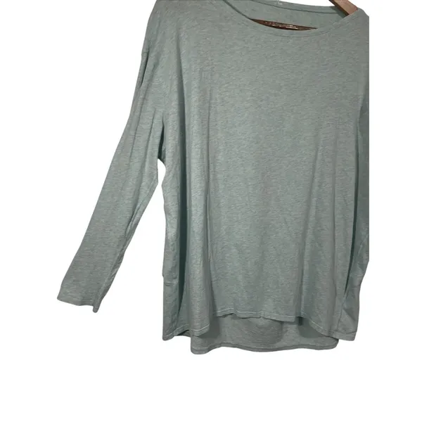 Lululemon Light Blue Long Sleeve Tunic Top Oversized Relaxed Fit Women's Size‎ M - Image 8