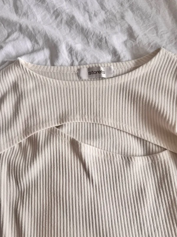White going out long sleeve top Size XS - Image 2