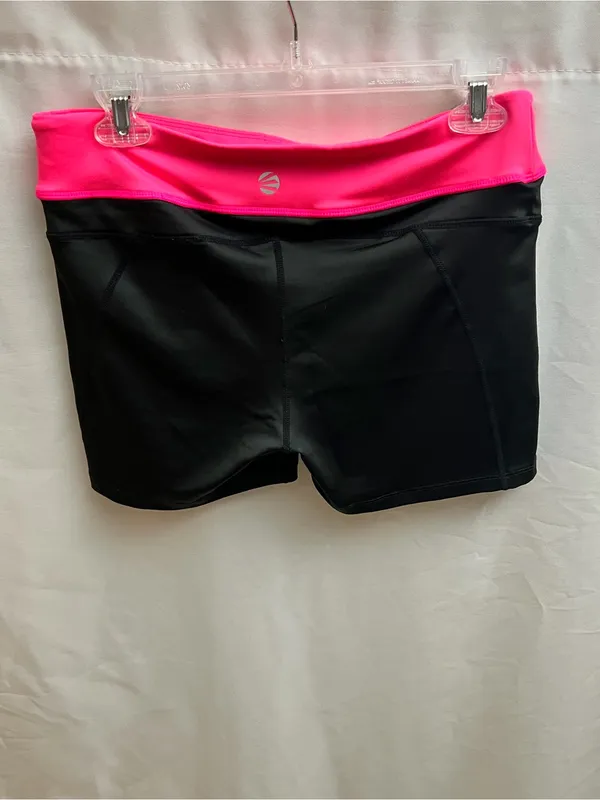 Traction by NY Apparel Black & Hot Pink Athletic Shorts Size M - Image 2