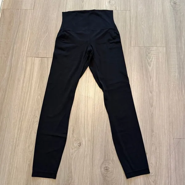 Lululemon Nulu Fold High Rise Yoga Tight Black - Image 4