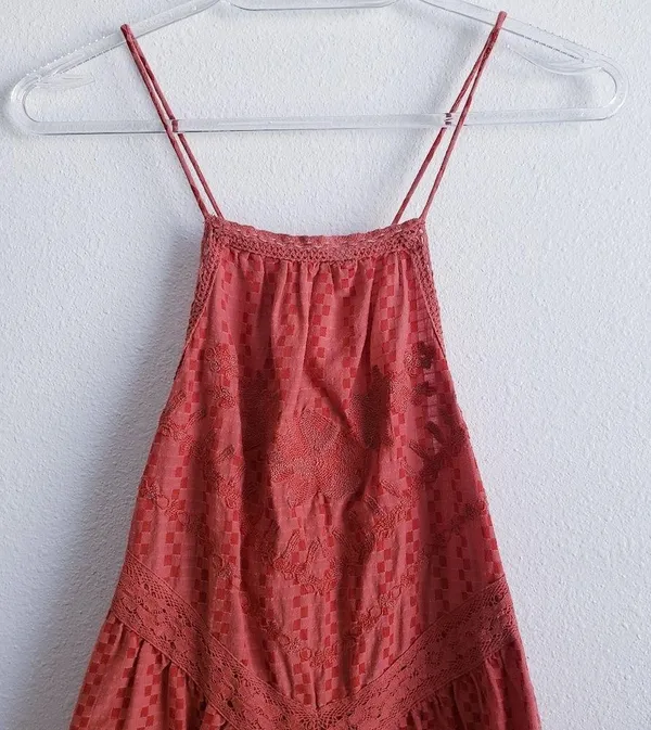 Free People Elisa Tunic Paprika Tank Top - Image 4