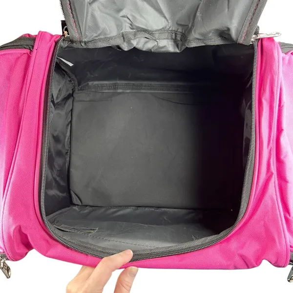 NWT Totes Isotoner Bright Pink Travel Carry On Duffle Bag Luggage - Image 14