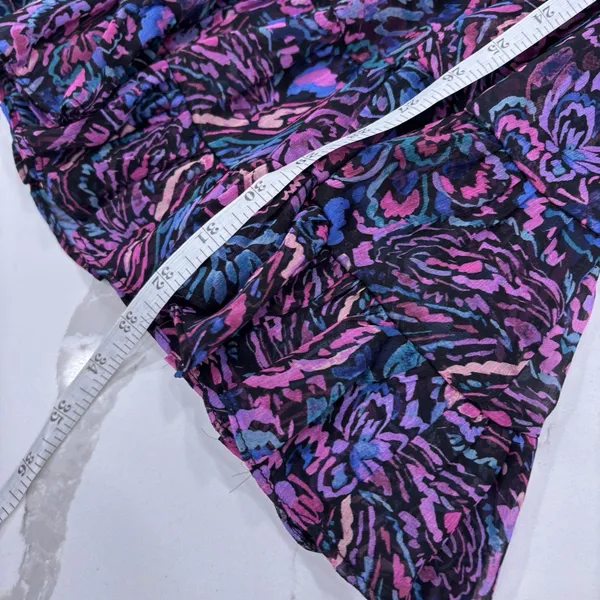 Misa Los Angeles Dress Size Large Sheer Smocked Mini Purple New With Tags - Image 9
