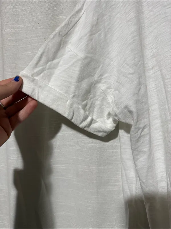 Maurices White Scoop Neck Short Sleeve Tee - Image 3