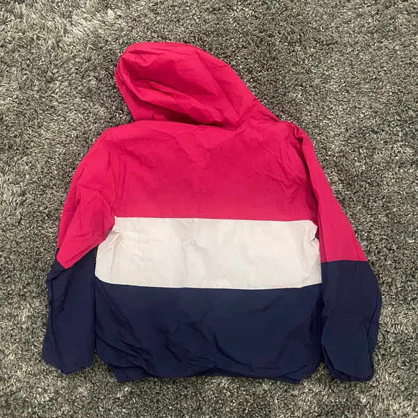 Wild Fable Color Block Windbreaker in Blue/Pink, Size L - Image 3