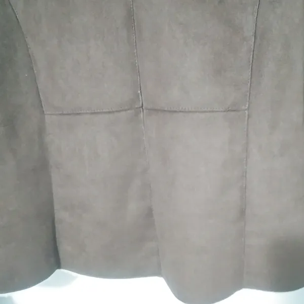 Boston Proper S Brown Shearling Toggle Boho Waist Jacket - Image 2