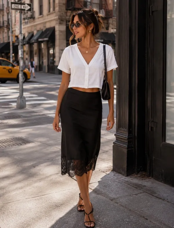 Bershka Crop Top, Size Small - Image 5