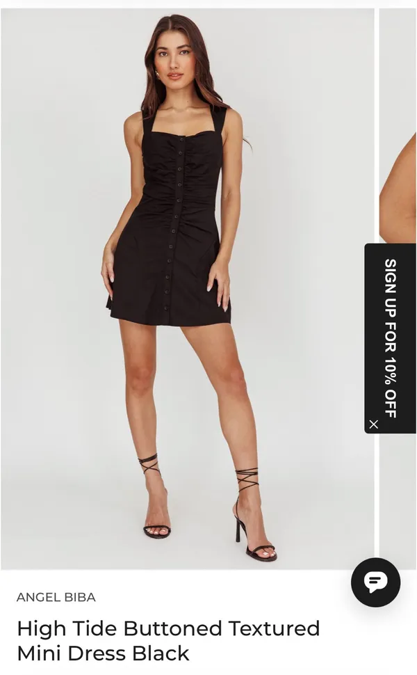 Selfie Leslie Black Dress - Image 3