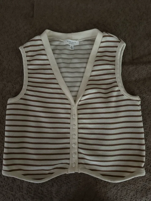Cropped Tank Top White - Image 4
