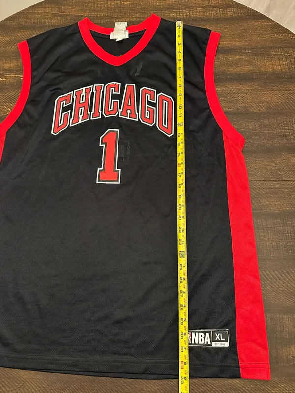 Derick Rose 2013 Chicago Bulls Jersey NBA Basketball Shirt Adidas Mens Size XL - Image 8