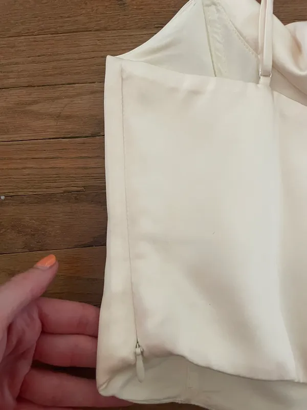 Zara Satin Corset Tank Top • Size S - Image 4